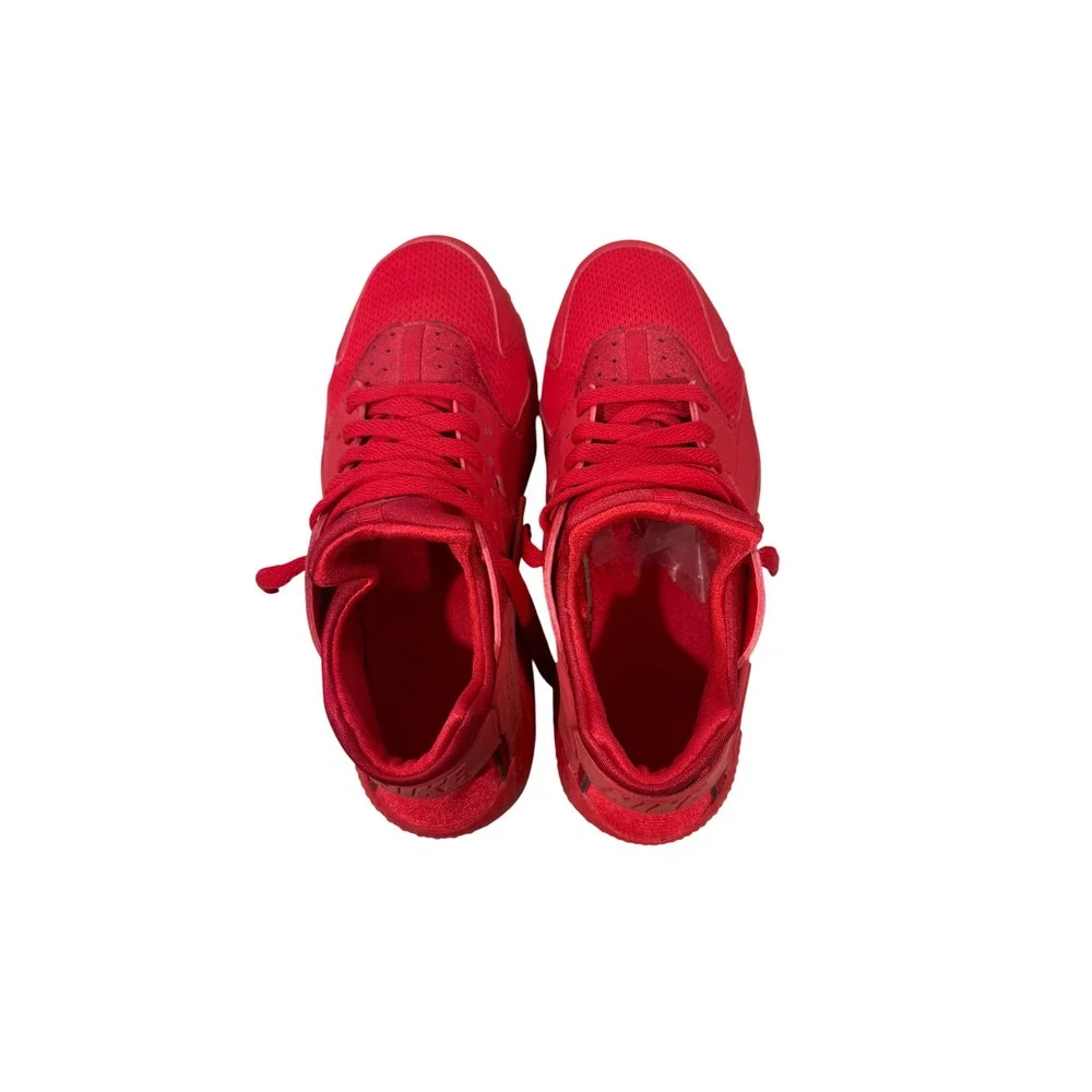 Nike Air Huarache Run Triple Red‎ Kids Sneakers 654275-600 Size 6Y